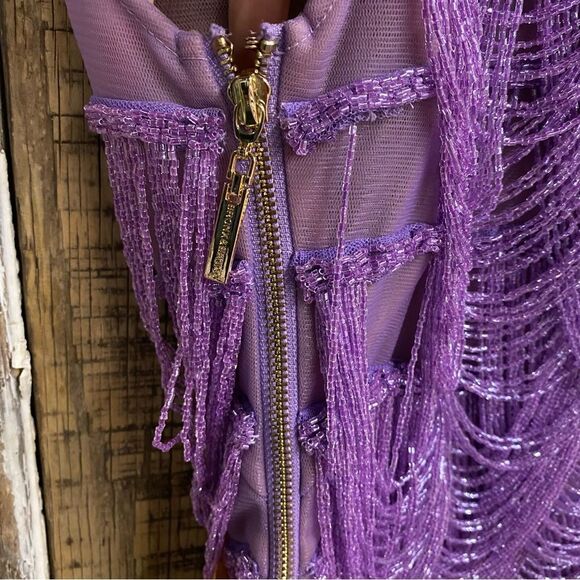 Bronx and Banco Lilac
Wayla Dress beaded mini purple party Revolve $1200 M - Picture 15 of 15